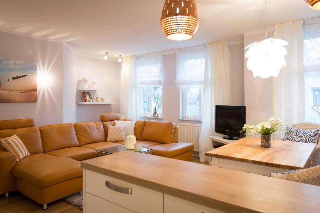 Apartamento Haus Am Kurpark, App Ahlbeck Heringsdorf  Exterior foto